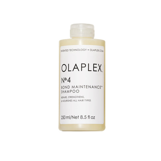 Olaplex No. 4 Bond Maintenance Shampoo, Repairs, Strengthens, & Nourishes All Hair Types, Adds Shine & Leaves Hair Feeling Soft, 8.5 fl oz
