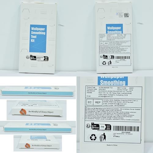 Art3d Smoothing Tool Kit for Applying Peel and Stick Wallpaper, Vinyl Backsplash Tile