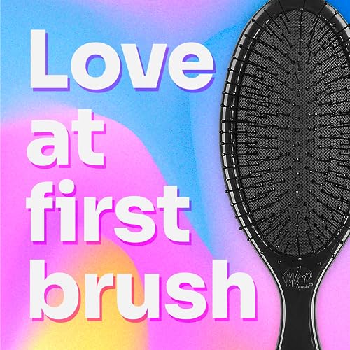 Wet Brush Original Detangler Hair Brush, Golden Gingham (Coastal Charm) - Ultra-Soft IntelliFlex Bristles - Detangling Brush Glides Through Tangles For All Hair Types (Wet Dry & Damaged) - Women & Men