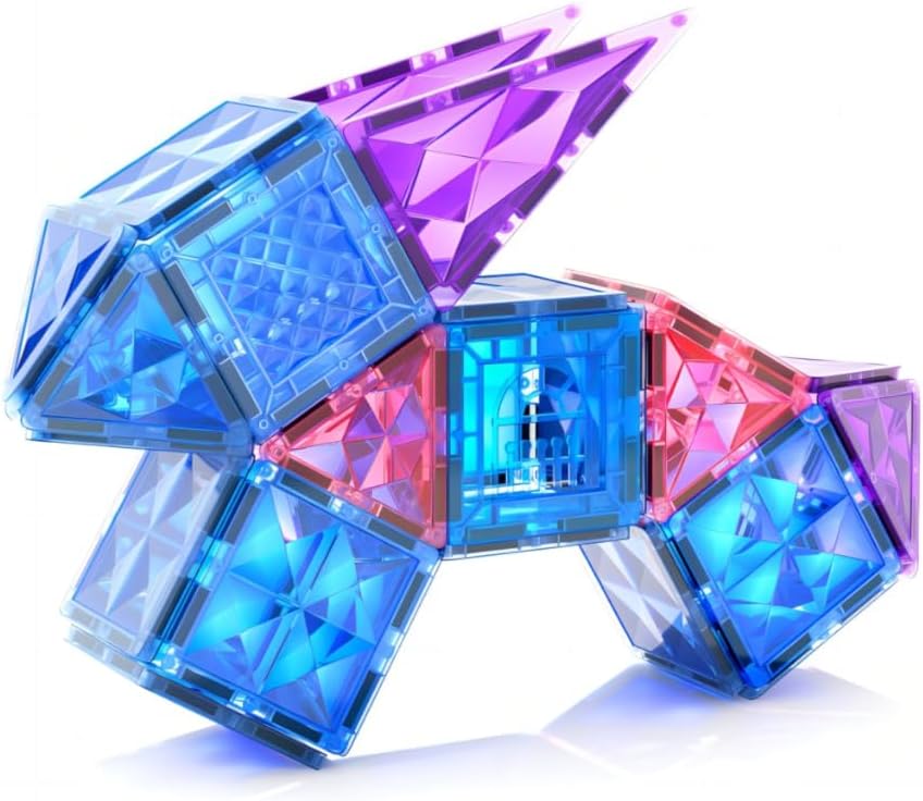 Soyee Diamond Magnetic Building Blocks - Princess Toys for 3-8 Year Old Girls & Boys - 3 4 5 6 Year Old Girl Birthday Xmas Present