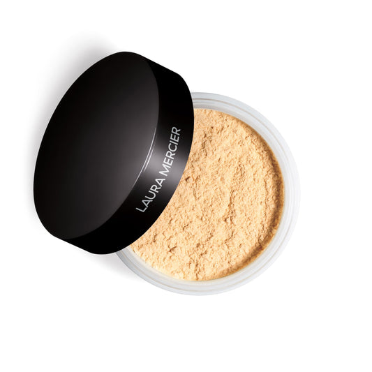 Laura Mercier Translucent Loose Setting Powder: 24 HR Shine Control, Soft Matte Finish, Long Lasting Wear, Best for Normal to Oily Skin, 4 Shades for Virtually All Skin Tones, Honey