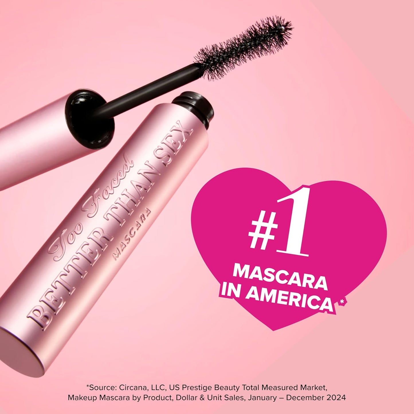 Too Faced Foreplay & Better Than Sex Duo | Dramatic Volume + Length Mascara and Primer Gift Set, 0.54 Fl Oz, Black