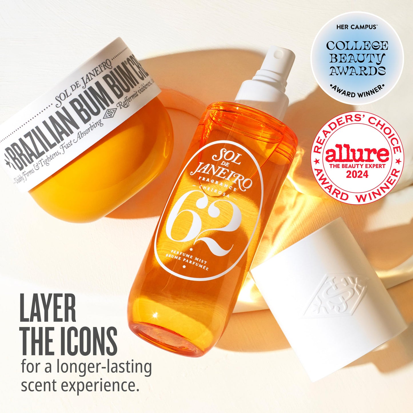 SOL DE JANEIRO Brazilian Crush Cheirosa '62 Hair & Body Fragrance Mist 240mL/8 fl oz