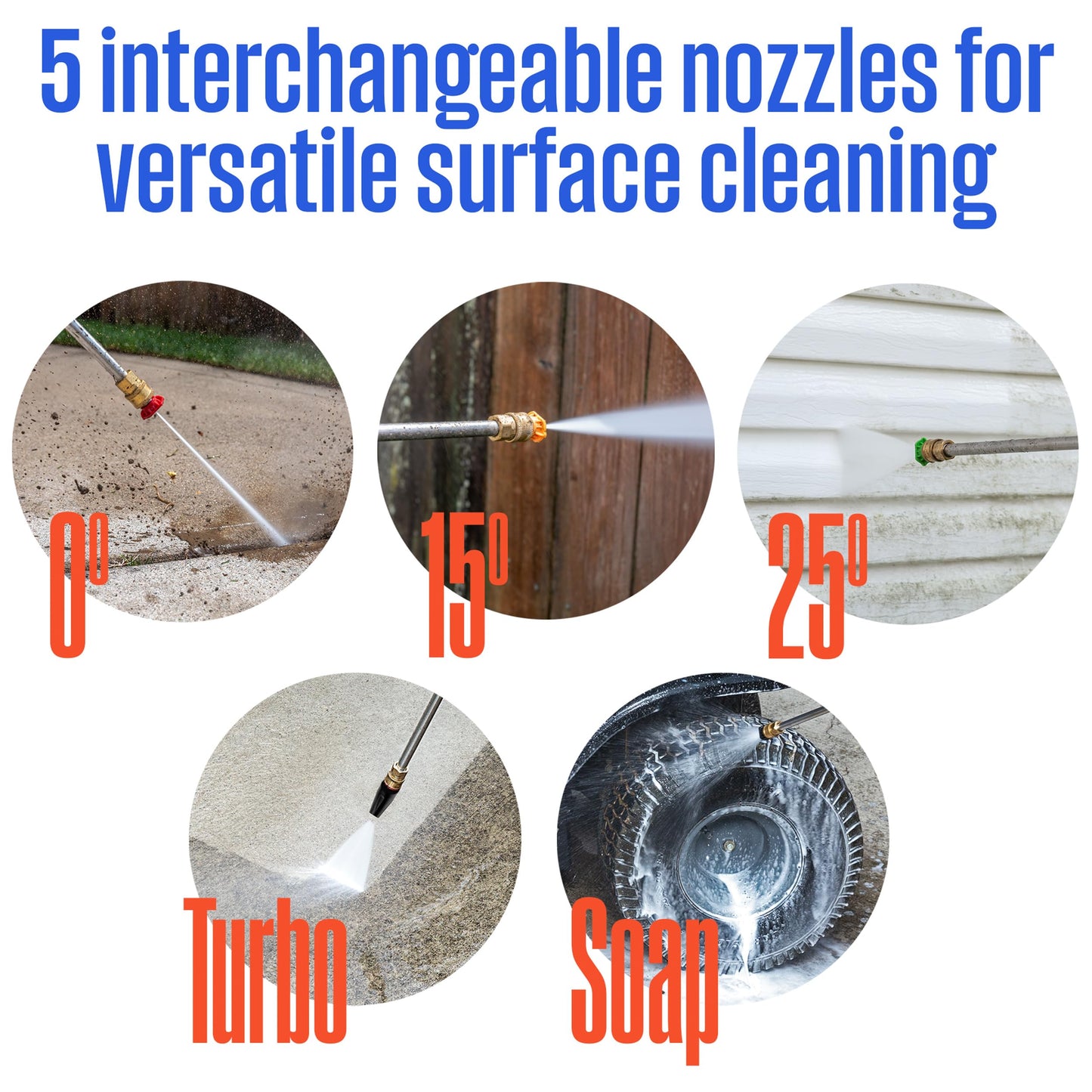 Westinghouse ePX3100 Electric Pressure Washer, 2300 Max PSI 1.76 Max GPM with Anti-Tipping Technology, Onboard Soap Tank, Pro-Style Steel Wand, 5-Nozzle Set, for Cars/Fences/Driveways/Home/Patios