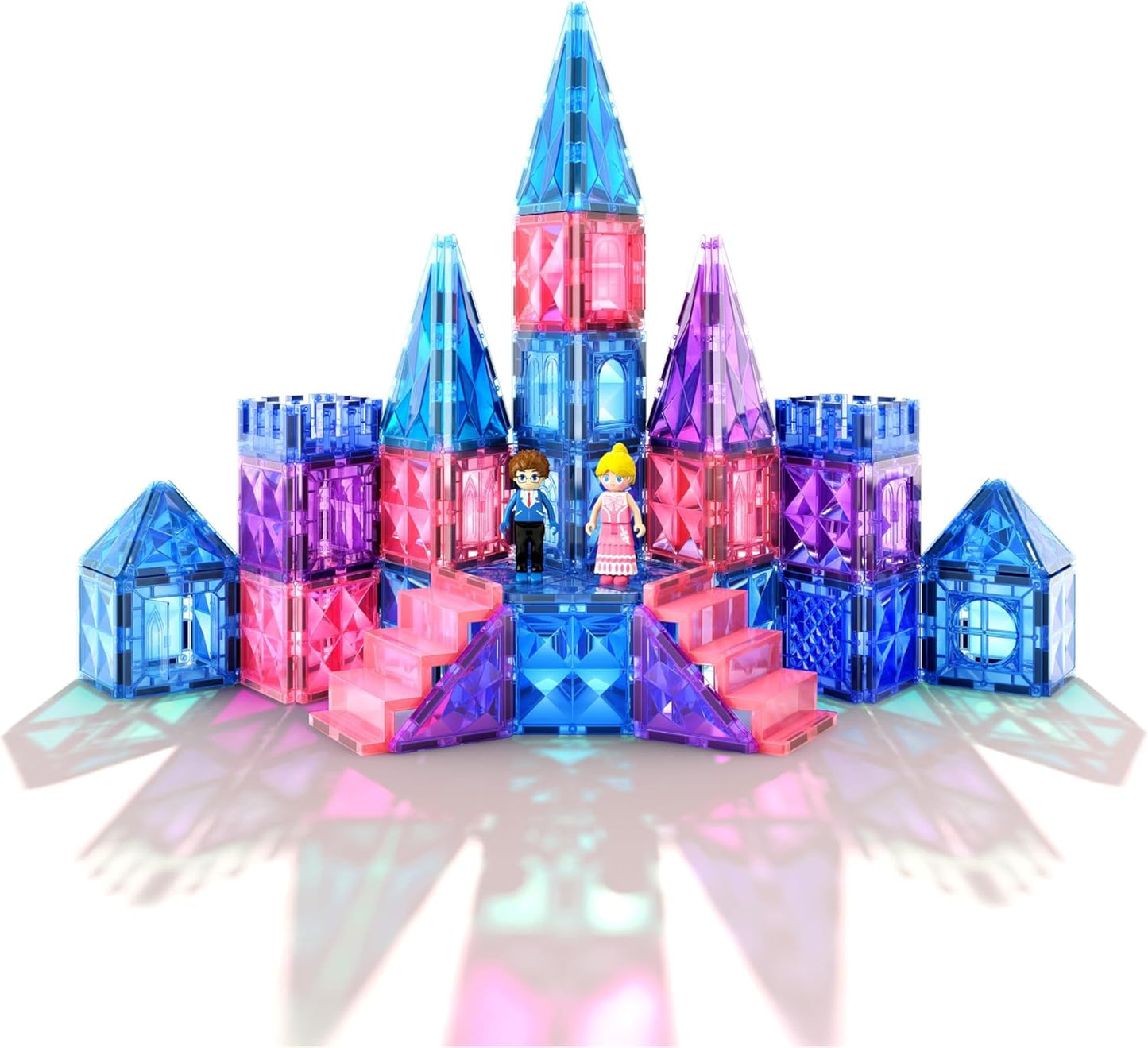 Soyee Diamond Magnetic Building Blocks - Princess Toys for 3-8 Year Old Girls & Boys - 3 4 5 6 Year Old Girl Birthday Xmas Present