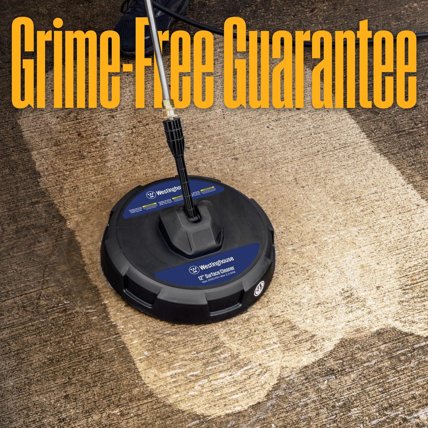 Westinghouse ePX3100 Electric Pressure Washer, 2300 Max PSI 1.76 Max GPM with Anti-Tipping Technology, Onboard Soap Tank, Pro-Style Steel Wand, 5-Nozzle Set, for Cars/Fences/Driveways/Home/Patios